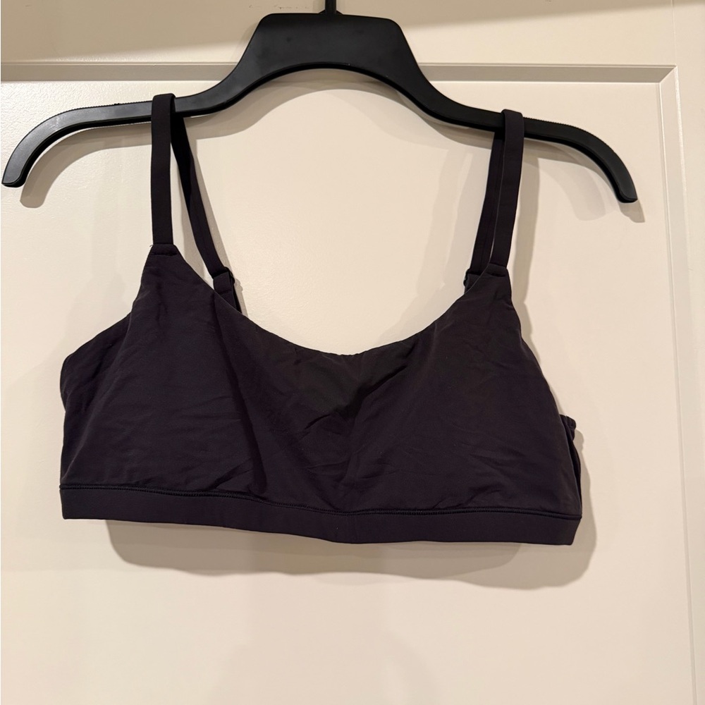 SKIMS Women's Black Scoop Bra